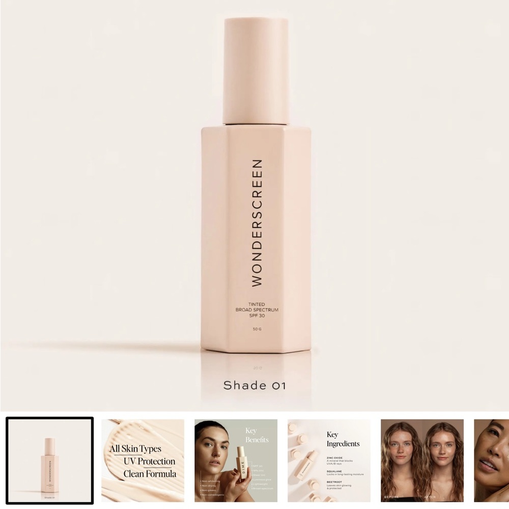 DIME Beauty Tinted Glow Wonderscreen® SPF 30